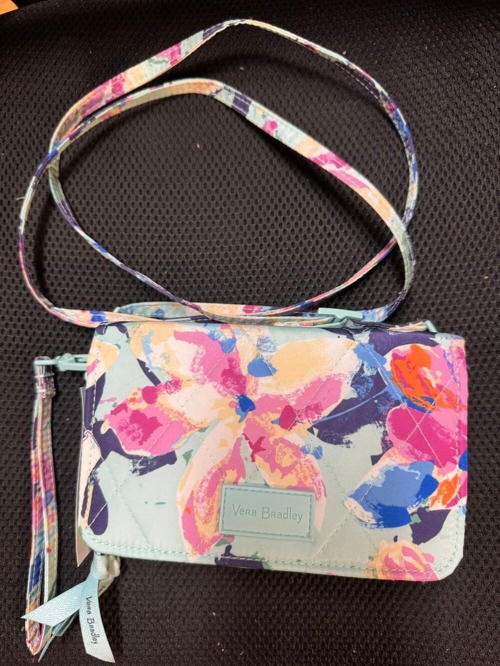 NWT Vera Bradley Floating Blossoms Ultralight RFD 3-in-1 Crossbody